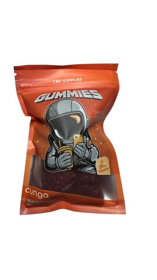 Gomitas Naranja Enchilada CBD 20MG Bolsita 15 piezas